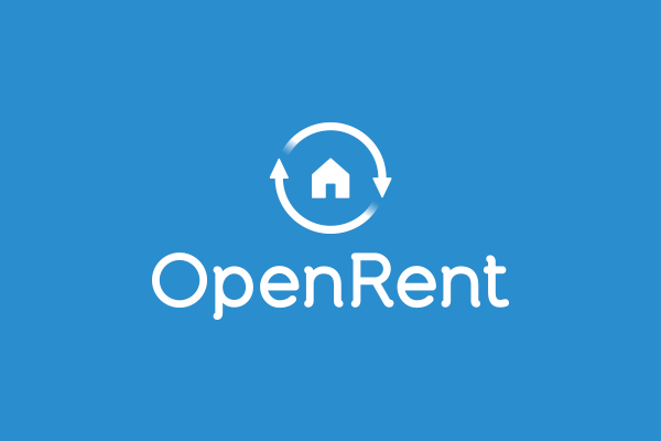 Square OpenRent Logo Blue On White